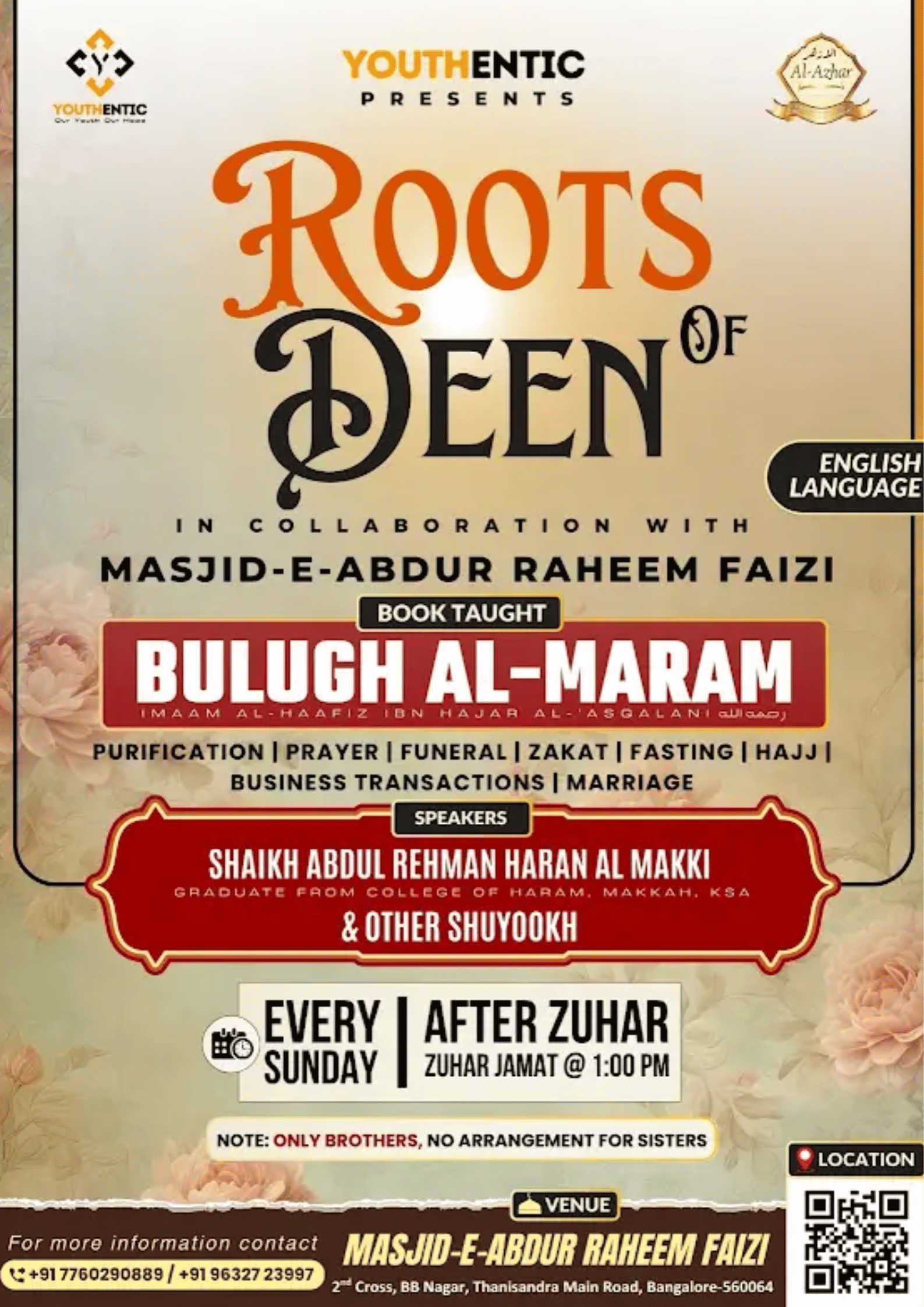 Youthentic Event - Roots of Deen